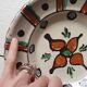 5 assiettes céramique artisanales Roumanie slave bohème oiseau table ou murales