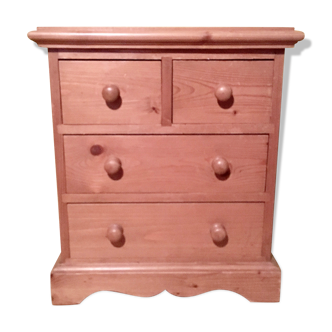 Pine bedside