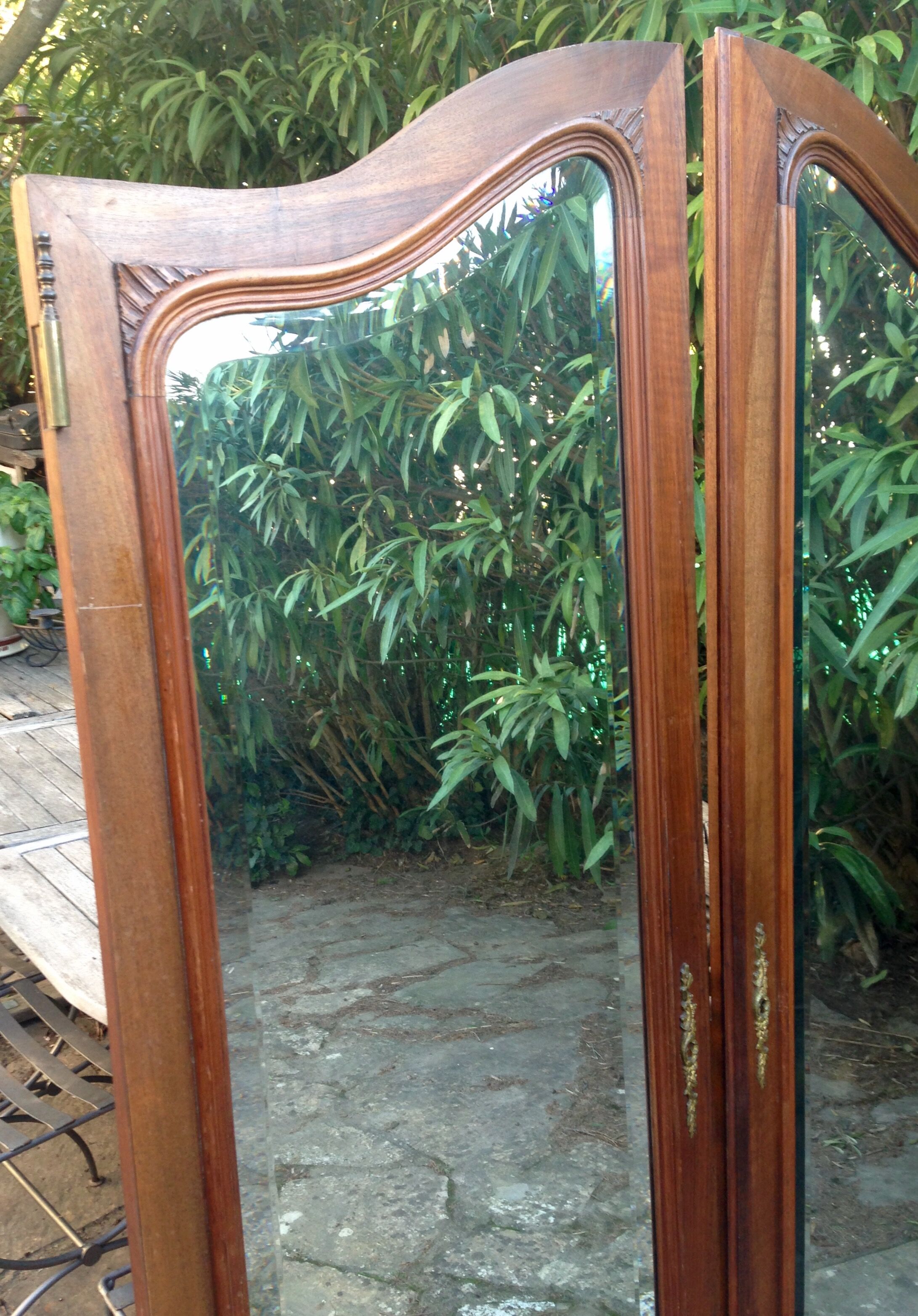 Antique beveled mirrors