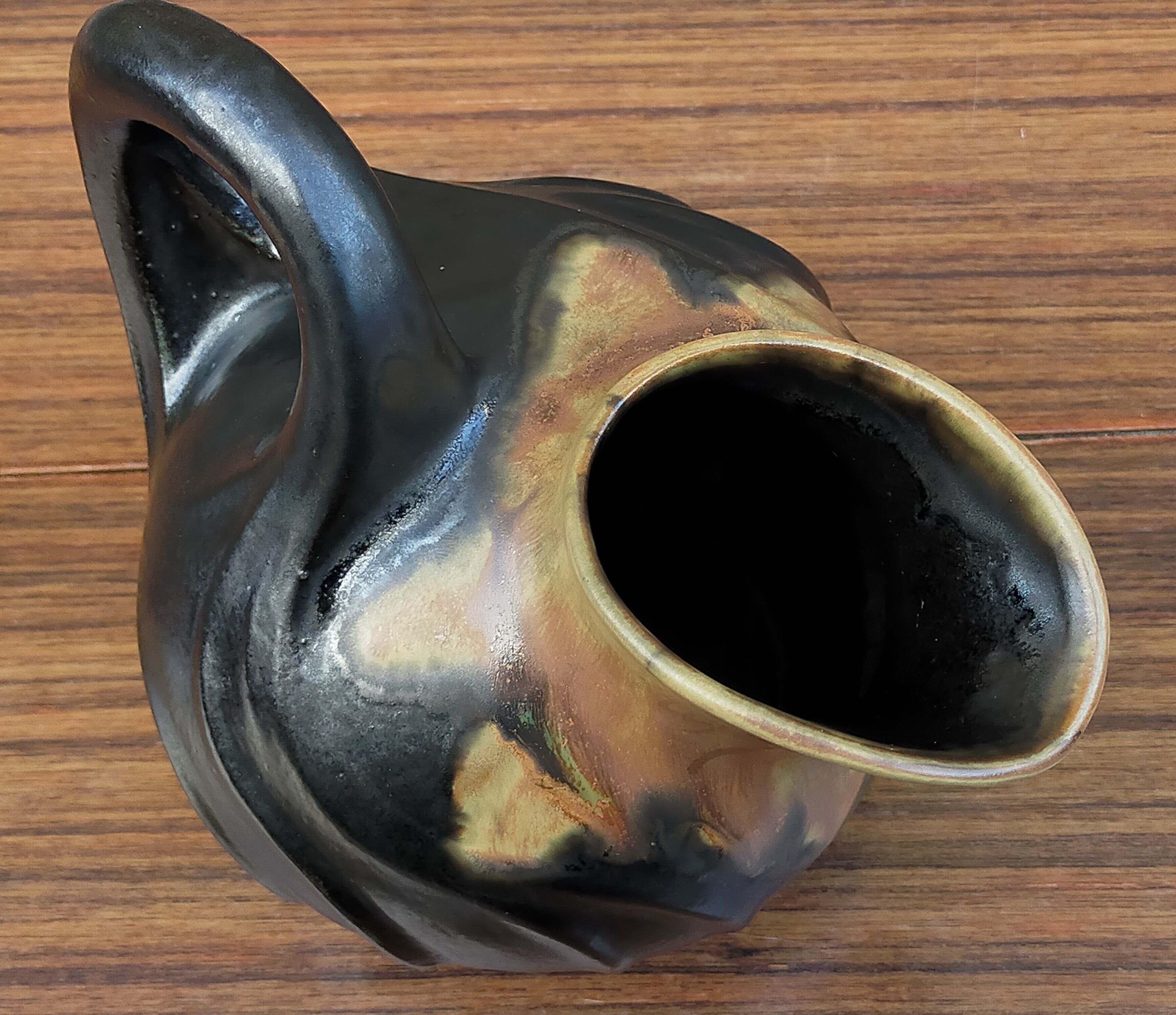 French Ceramic pitcher Art-Nouveau early twentieth