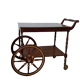 Former service with large wooden wheels