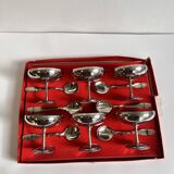 Stainless steel ice cream bowls Letang & Rémy