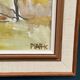 Original Swedish Oil on Canvas – "Houses and Trees in Autumn" by Pia H. Campbell