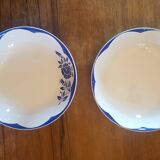 Set of 2 plates digoin sarreguemines model corsica