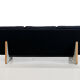 Artifort C671 sofa by Kho Liang Ie in black wool