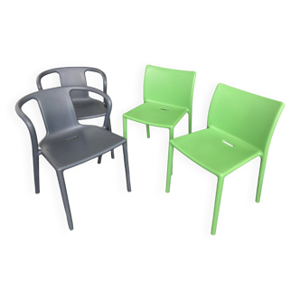 Lot de 6 chaises Air Chair - Jasper Morrison