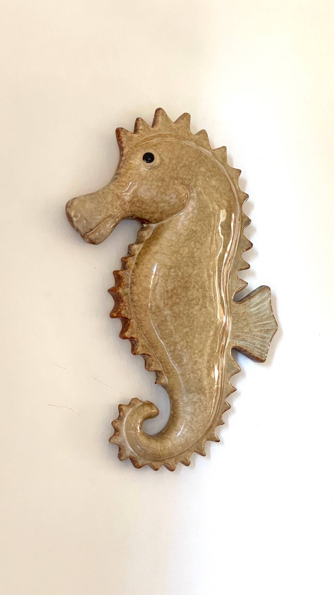SEAHORSE Ceramic Wall Hanging VINTAGE