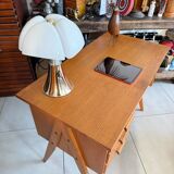 Vintage desk with tapered legs