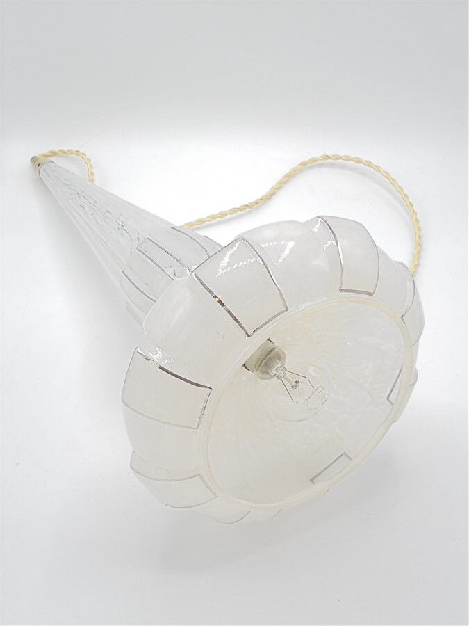 Speckled glass hanging