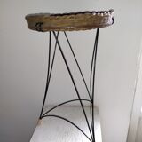 Rattan and metal harness 50s