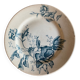 Assiette Terre de fer motif « Rose de Noël »