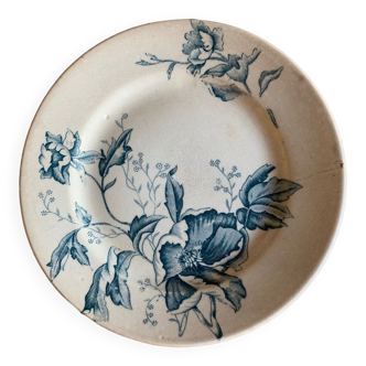 Terre de fer plate “Christmas Rose” pattern