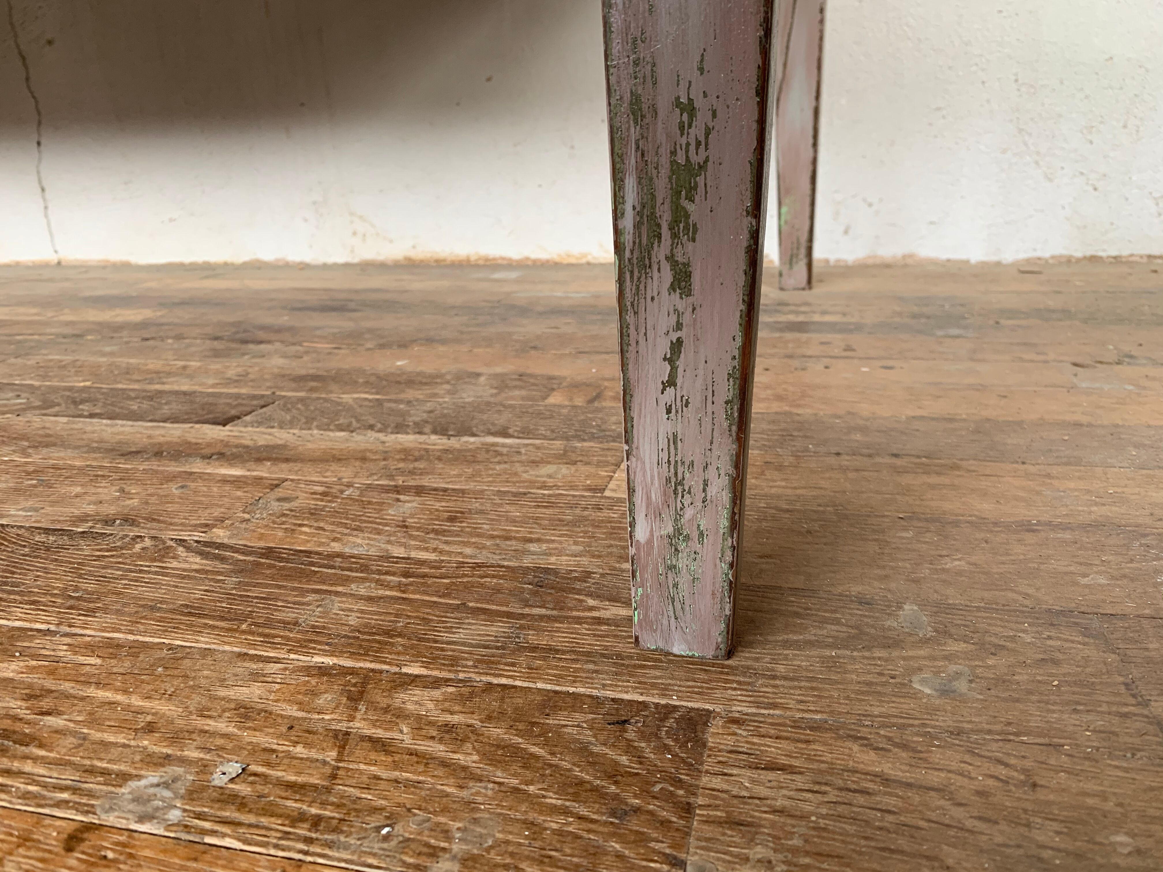 Farm table 19th oak and fir