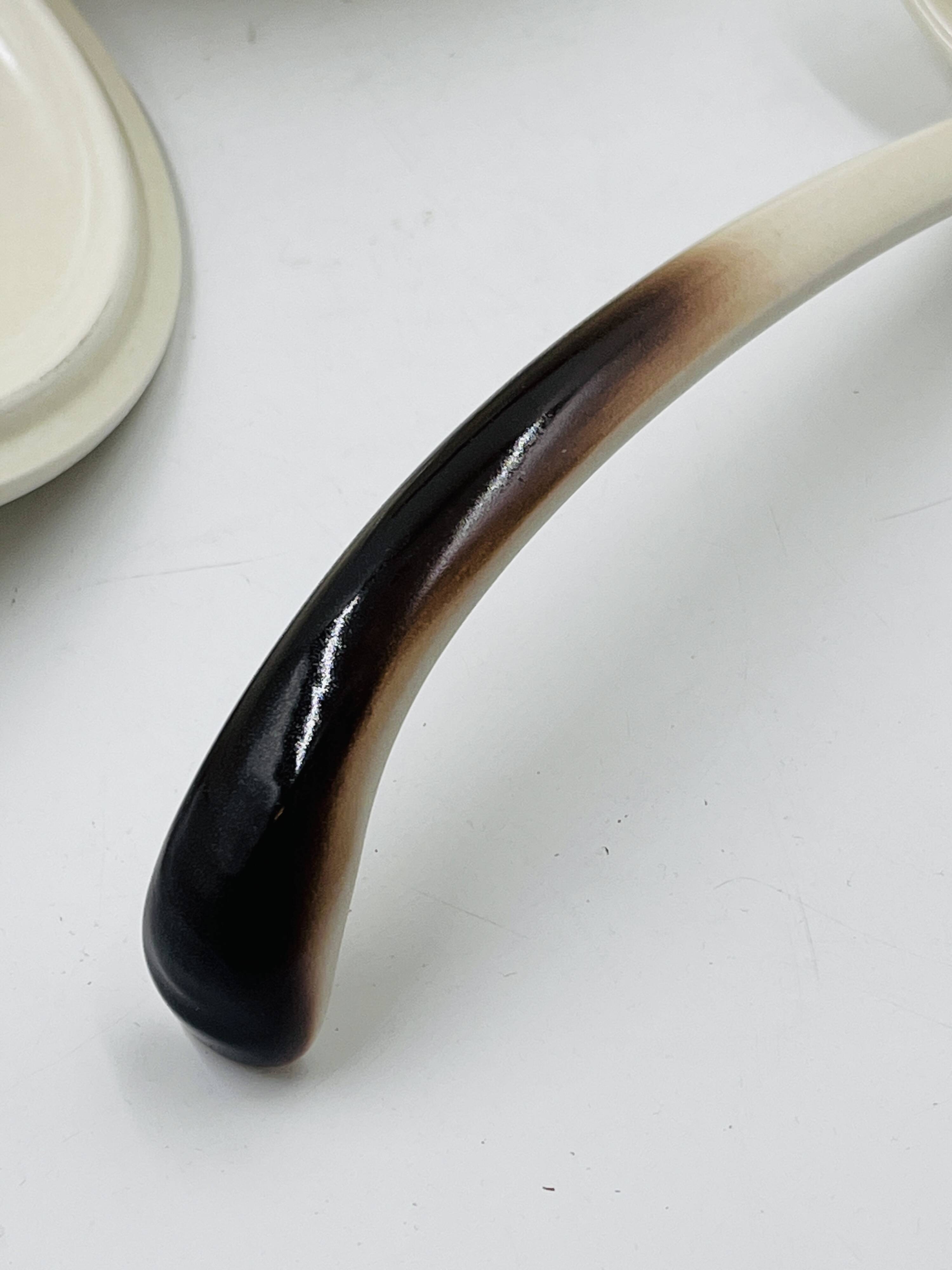 Sierra soup tureen Boch La Louvière with ladle