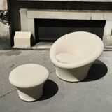 Mushroom armchair and ottoman, Pierre Paulin for Artifort, 1960