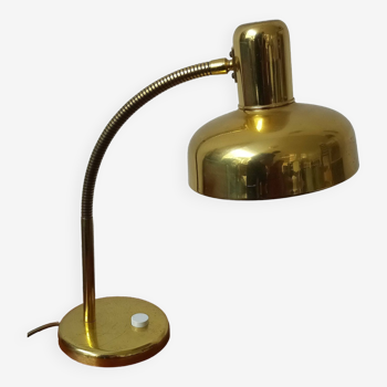 golden desk lamp by josef brumberg sundern (jbs) from the 60s
