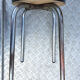 Vintage stool in light green formica