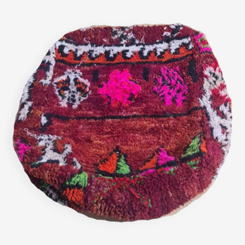 Pouf berbère bohemian fait main 60 X 60 X 25 CM