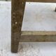 Wooden workshop stool from the 1950s