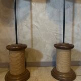 Pair of floor lamps