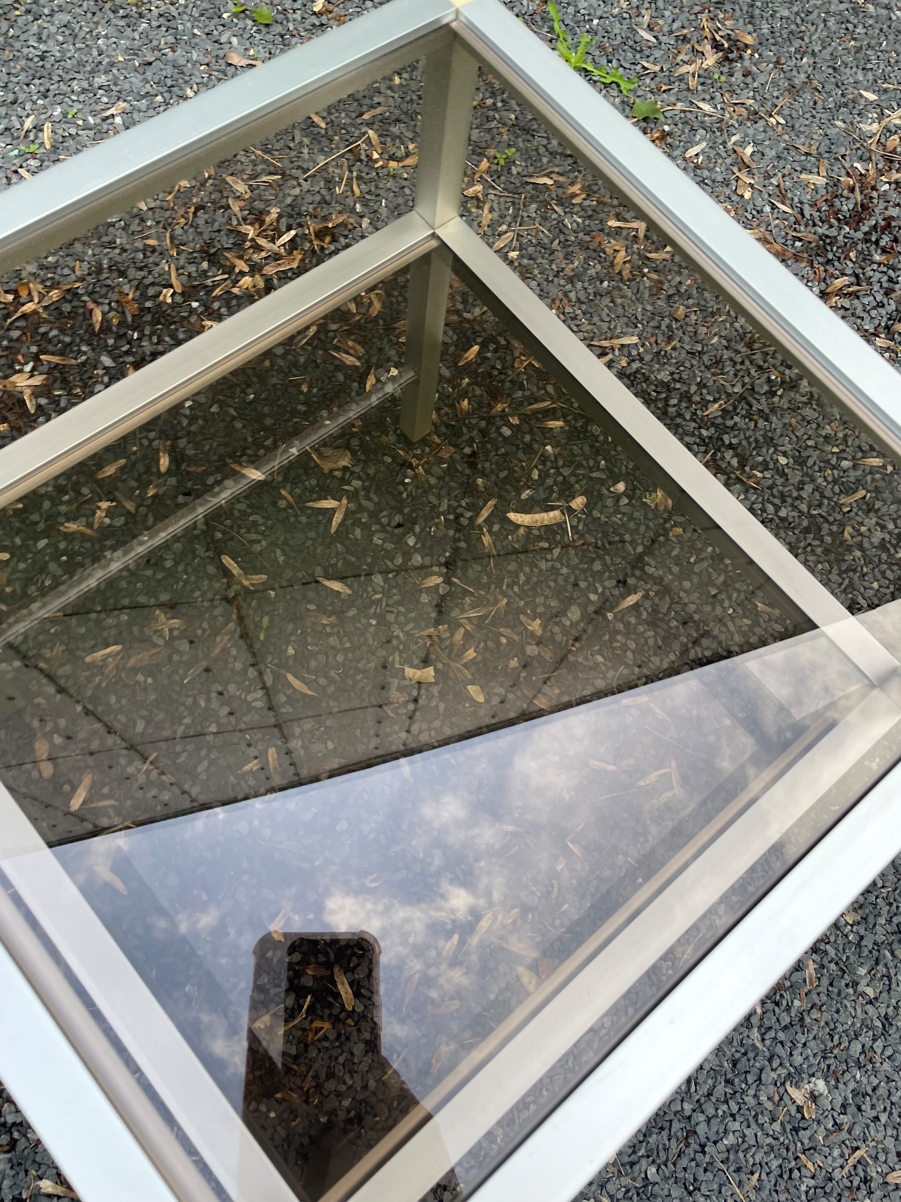 Vintage 80s side table