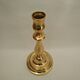 Candle holder torch copper brass gilded nineteenth century
