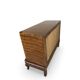 Commode italienne Art déco en ronce de noyer, années 1930