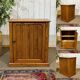 Buffet 1 door English early 20th century in pitch pine.