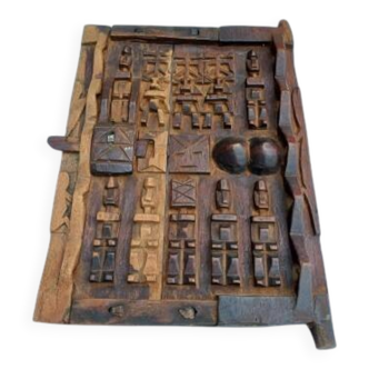 Senufo wooden African door, Ivory Coast