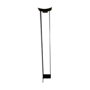 lampadaire design MPC Gilles Derain en métal noir édité par Lumen 80'S