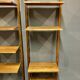Suite de 3 étagères modulables design scandinave 1960