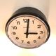 Horloge pendule Lepaute ancienne 25 cm fonctionne industrielle usine gare SNCF atelier