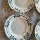 Lot de 4 assiettes plates Saint Amand
