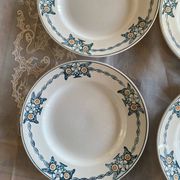 Lot de 4 assiettes plates Saint Amand