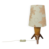 Lampe de table en bois ULUV du milieu du siècle, Tchécoslovaquie, années 1960