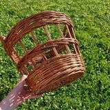 Retro wicker basket