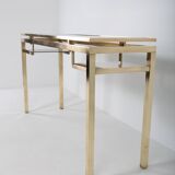 Console en laiton de Guy Lefevre, années 70