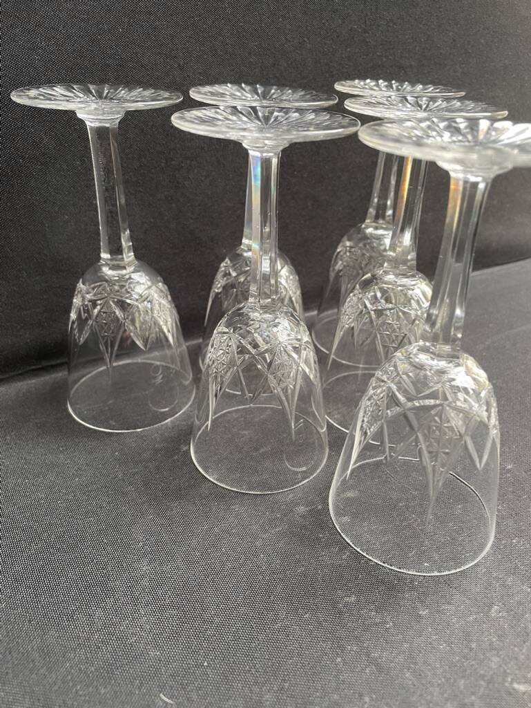 6 Baccarat port glasses Epron service