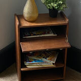 Scandinavian side furniture, vintage sofa end, design bedside table
