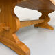 Ancienne table en pin monastère ferme / chalet années 60 vintage XXL
