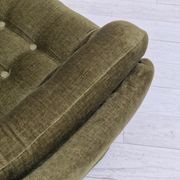 1970s, Swedish design by Swedfurn, Slätta Möbler, 3 seater sofa, vintage velour.