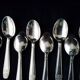 Box of 12 silver-plated coffee spoons, Grand Prix model