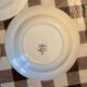 2 assiettes creuses, 1 assiette plate Digoin Sarreguemines service, "Cannes", 1930