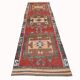 3x10 Mid Century Modern Burgundy Vintage Runner Rug, 97x3235Cm
