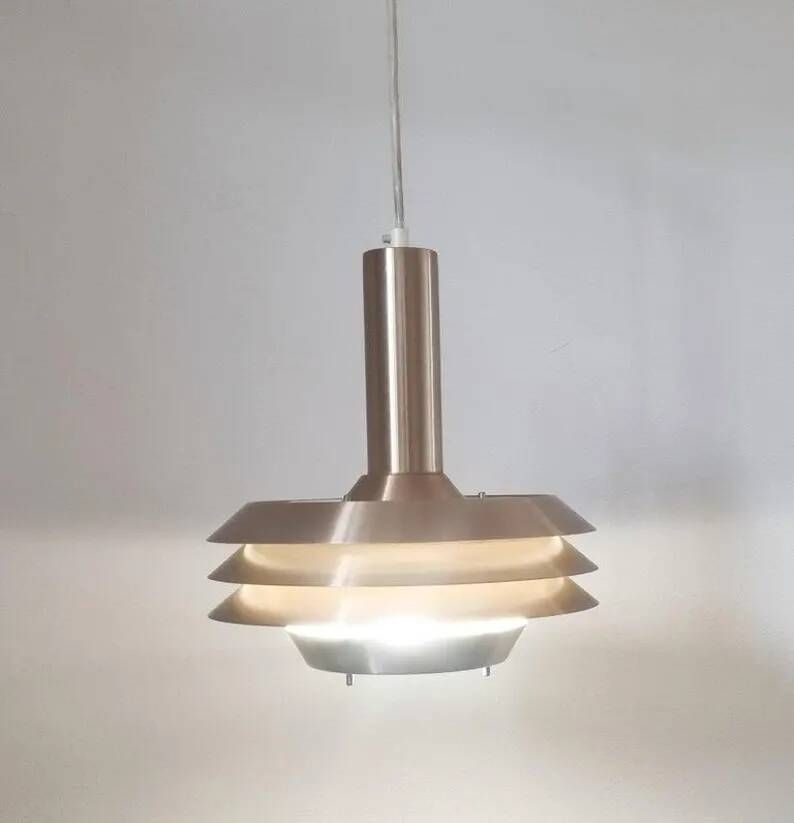 Midcentury Pendant, Jo Hammerborg, Denmark, 1970s