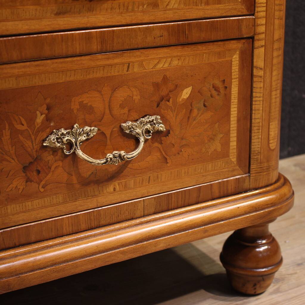 Commode en marqueterie italienne du 20e siècle