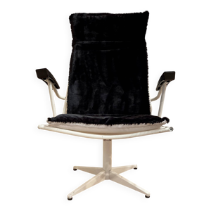 Fauteuil pivotant métal