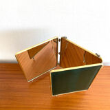 Triptych barber's mirror