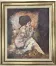 oil painting on canvas 60s/70s – Thoughtful female nude by C. D’Avignon