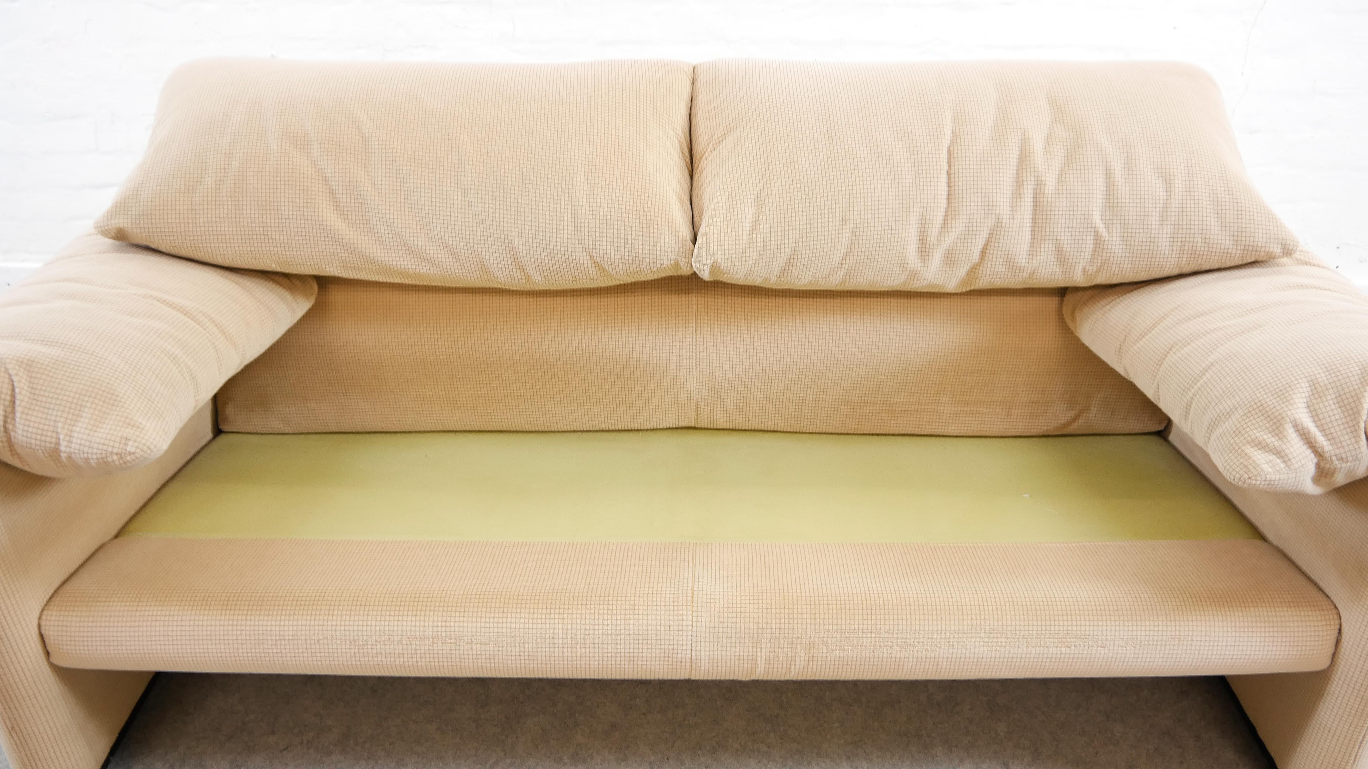 Set of Maralunga 2-seater & armchair by Vico Magistretti for Cassina, Italy